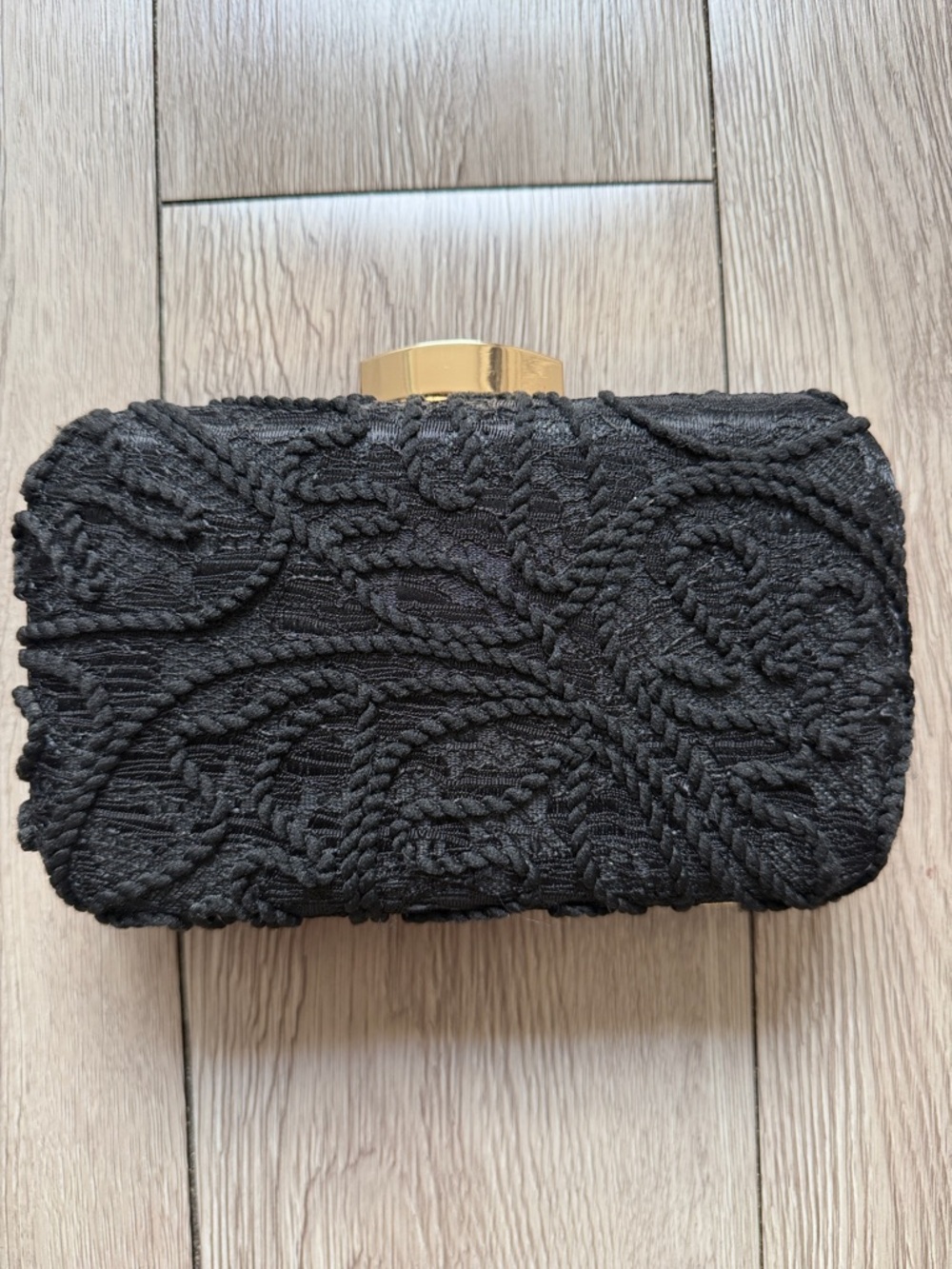 Classy black clutch